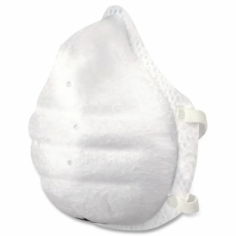 Honeywell ONE-Fit N95 Single-Use Molded-Cup Particulate Respirator, One Size Fits Most, White, 10/Pack