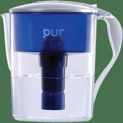 Honeywell Pur Water Filter Pitcher, 40 Gallon Capacity, Blue/Clear