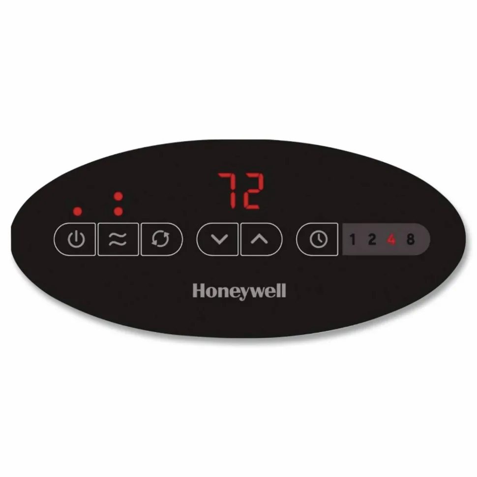 Honeywell 1,500-Watt Digital Ceramic Compact Tower Heater, Dark Gray