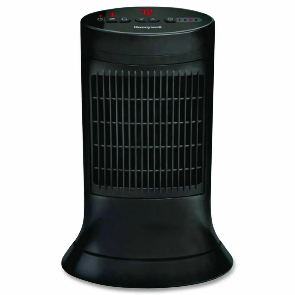 Honeywell 1,500-Watt Digital Ceramic Compact Tower Heater, Dark Gray