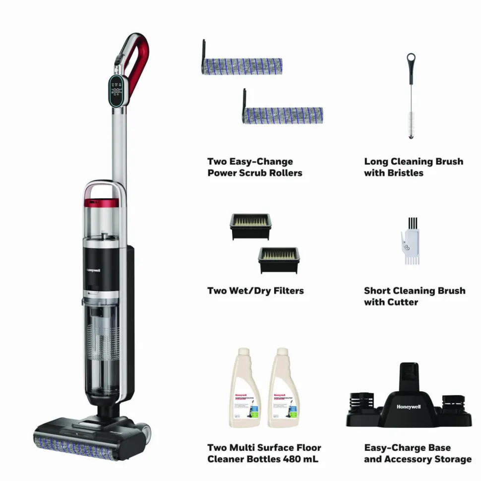 Honeywell Ultamax Elite FC20 Cordless Floor Cleaner, 13.5" Cleaning Path, Graphite