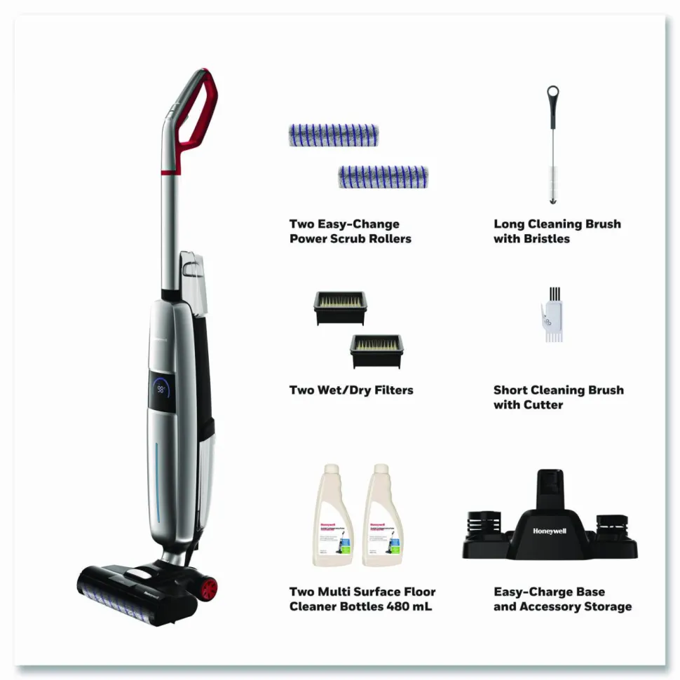 Honeywell Ultamax Elite FC15 Cordless Floor Cleaner, 9" Cleaning Path, Graphite
