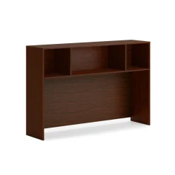 HON Mod Desk Hutch, 3 Compartments, 60w x 14d x 39.75h, Traditional Mahogany