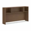 HON Mod Desk Hutch, 3 Compartments, 72w x 14d x 39.75h, Sepia Walnut