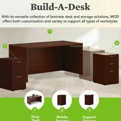 HON Mod Desk Shell, 60