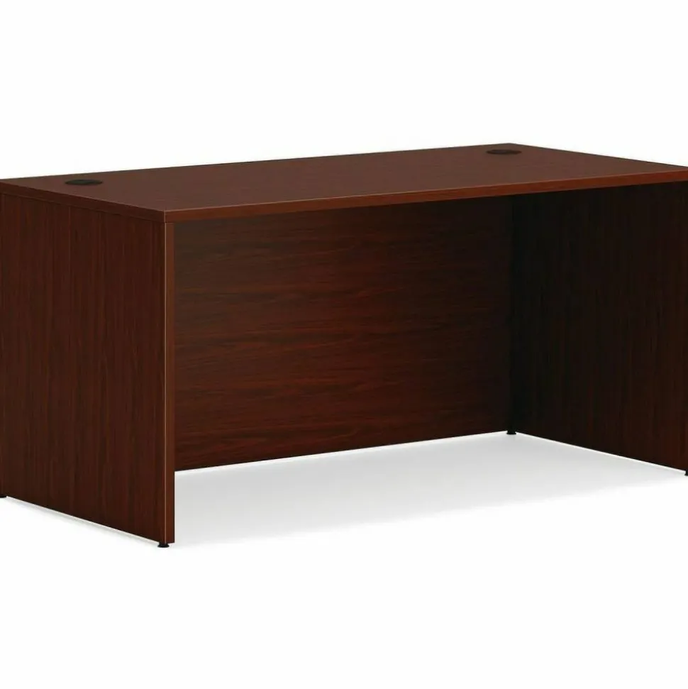HON Mod Desk Shell, 60" x 30" x 29", Traditional Mahogany