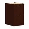 HON Mod Double Pedestal Desk Bundle, 72" x 30" x 29", Traditional Mahogany