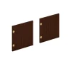 HON Mod Laminate Doors for 60"W Mod Desk Hutch, 14.87 x 14.83, Traditional Mahogany, 2/Carton