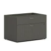 HON Mod Low Personal Credenza, 30w x 20d x 21h, Slate Teak