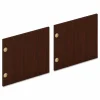 HON Pair of Mod Laminate Doors for 72"W Mod Desk Hutch, 17.87 x 14.83, Traditional Mahogany