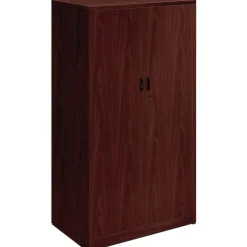 HON 10500 Series Mahogany Laminate Office Desking - 36"x24"66.6" - 5 Shelve(s) - 4 Adjustable Shelf(ves) - 10530NN