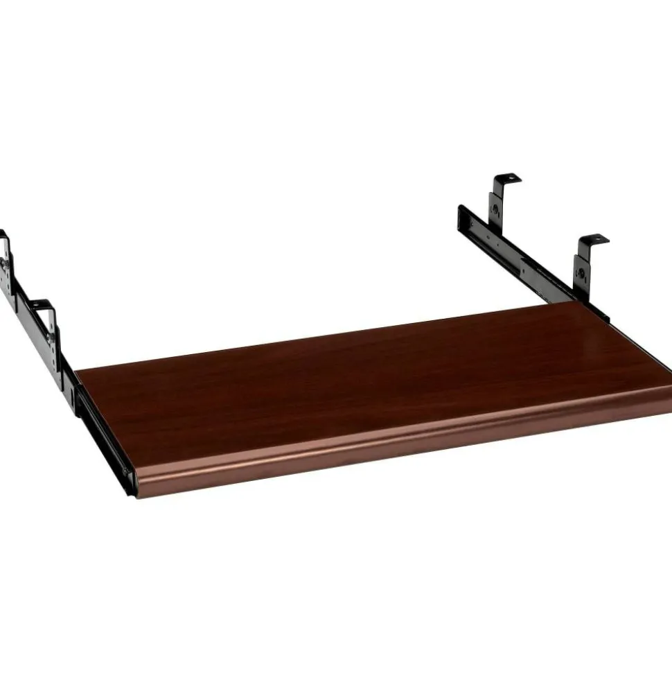 HON 94000 Series Slide-Away Keyboard Platform, Mahogany