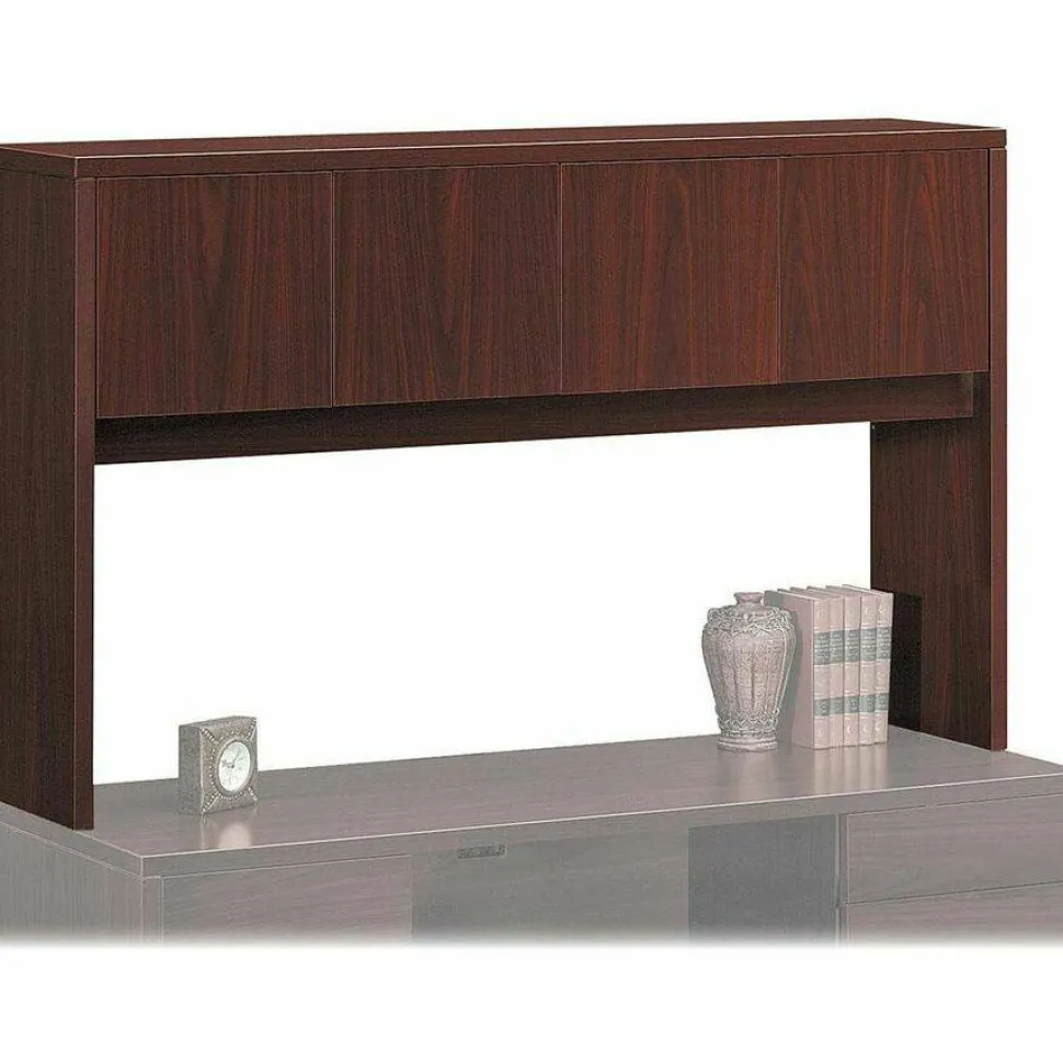 HON 10500 Series Stack-On Storage Unit, 60w x 14.63d x 37.13h, Mahogany