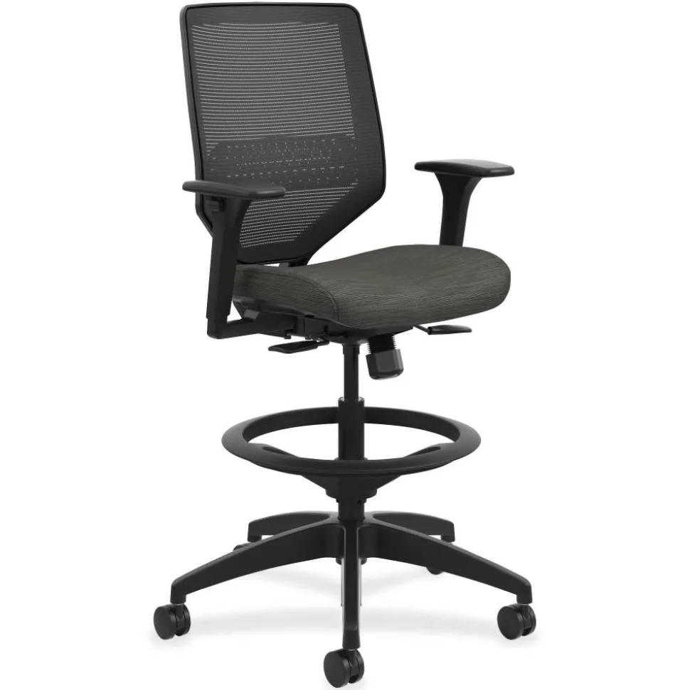 HON Solve Task Stool, Ink/Black