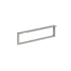 HON Voi O-Leg Support For Low Credenza And Rectangular Worksurface, Platinum Metallic