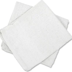 HOSPECO Counter Cloth/Bar Mop, 15.5 x 17, White, Cotton, 60/Carton
