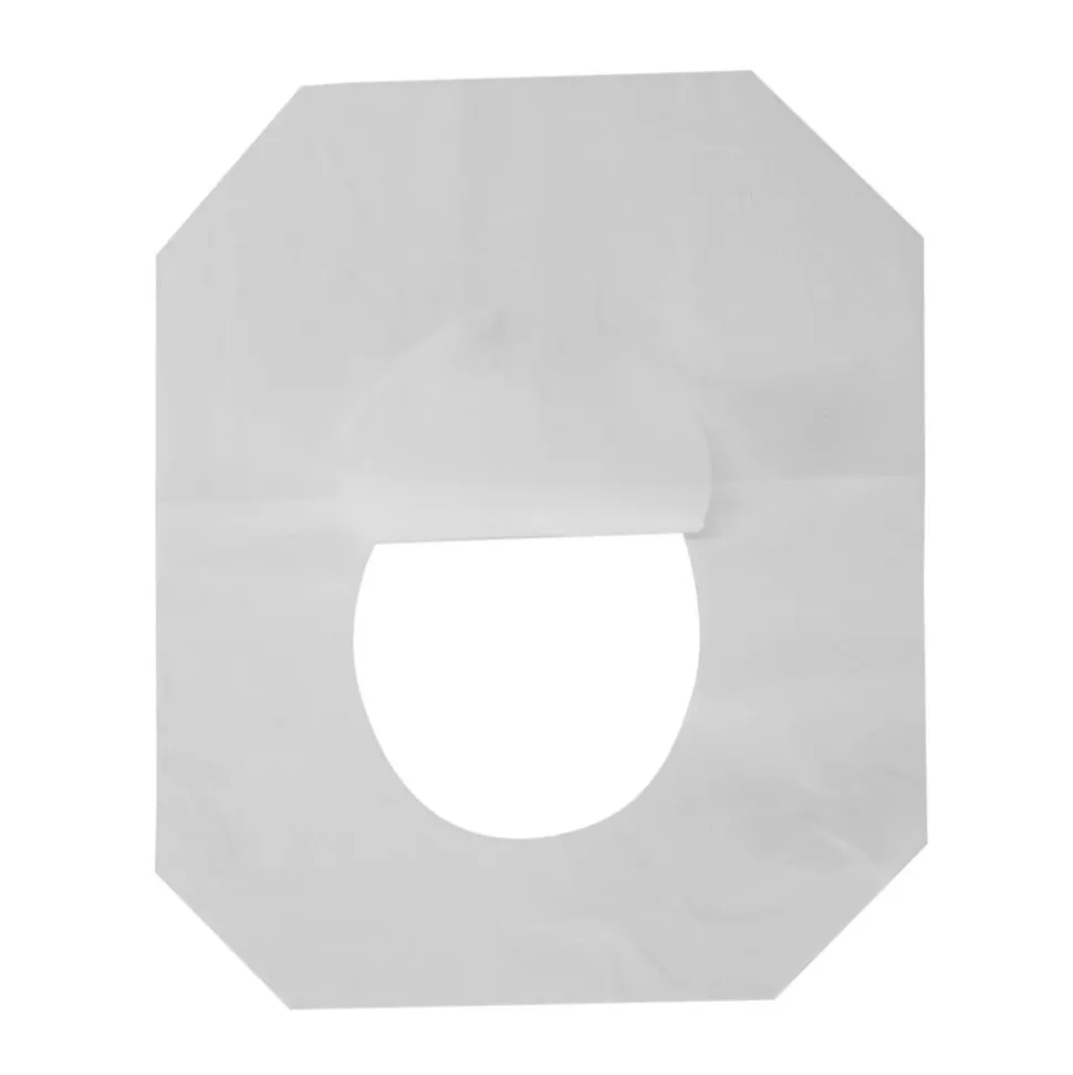 Hospeco Health Gards Half-Fold Toilet Seat Covers, White, 250 Covers Per Pack, Case Of 10 Packs
