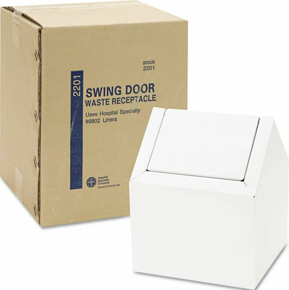 Hospeco Swing Entry Menstrual Care Product Waste Receptacle