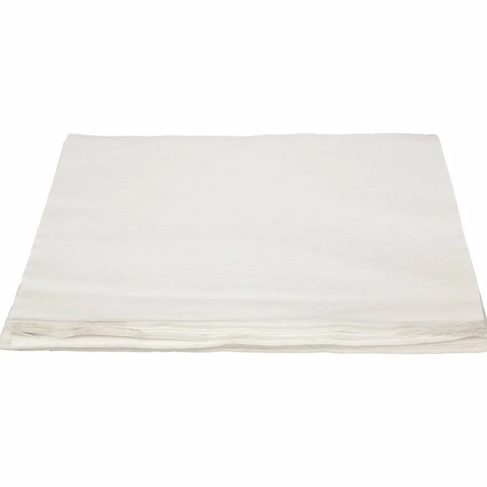 HOSPECO TASKBrand TopLine Linen Replacement Napkins, 1-Ply White, 16 x 16, 1,000/Carton