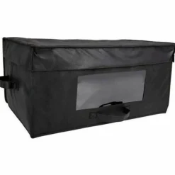 Hospitality 1 Source Blanket Boxes, 24”L x 15”W x 11”H, Black, Pack Of 20 Boxes