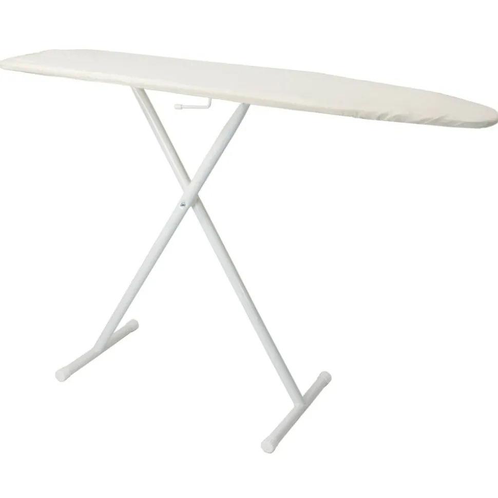 Hospitality 1 Source Ironing Boards, Basic, 36”H x 14"W x 53"D, Light Khaki Cover/White Frame, Pack Of 4 Boards
