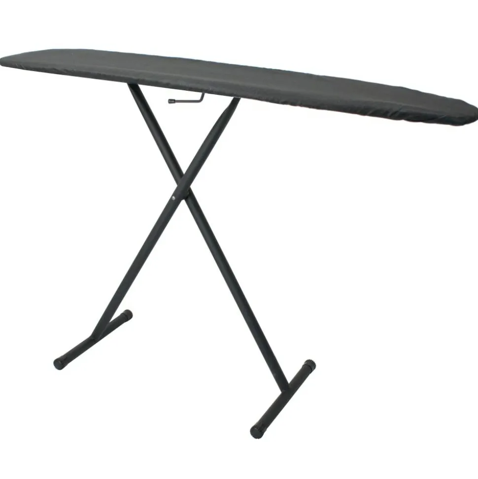 Hospitality 1 Source Ironing Boards, Basic, 36”H x 14"W x 53"D, Charcoal Cover/Black Frame, Pack Of 4 Boards