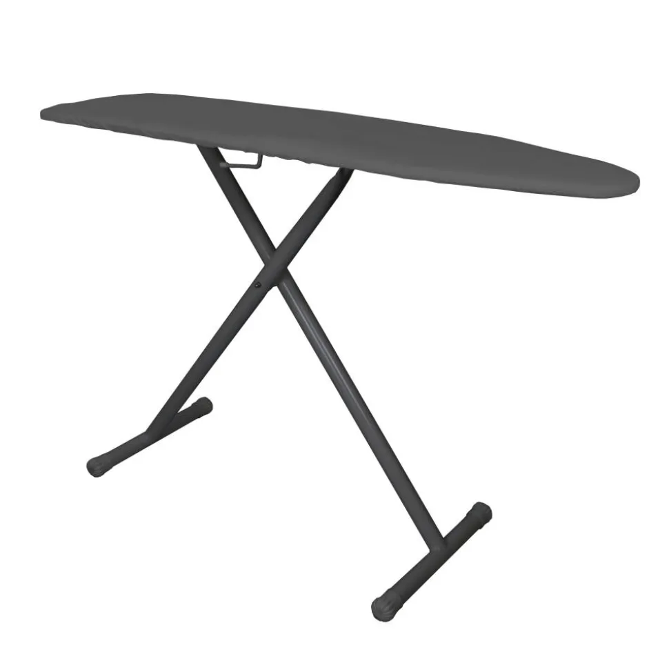 Hospitality 1 Source Ironing Boards, Premier, 36”H x 14"W x 53"D, Charcoal Cover/Black Frame, Pack Of 4 Boards