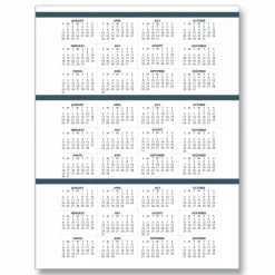 House of Doolittle Monthly Hard Cover Two-Year Planner, 11 x 8.5, Black Cover, 24-Month: Jan 2027 to Dec 2028, 2027 to 2028 Calendar