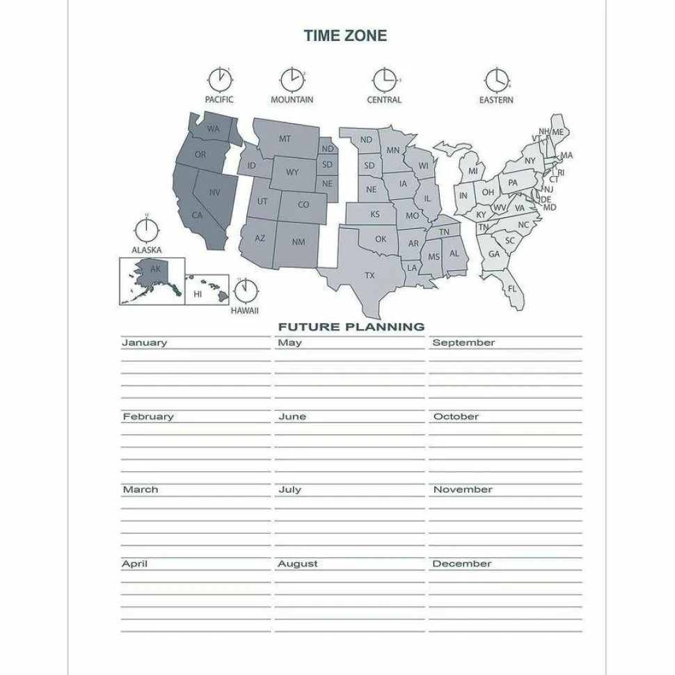House of Doolittle 24-Month Recycled Ruled Monthly Planner, 11 x 8.5, Black Cover, 24-Month: Jan 2027 to Dec 2028, 2027 to 2028 Calendar