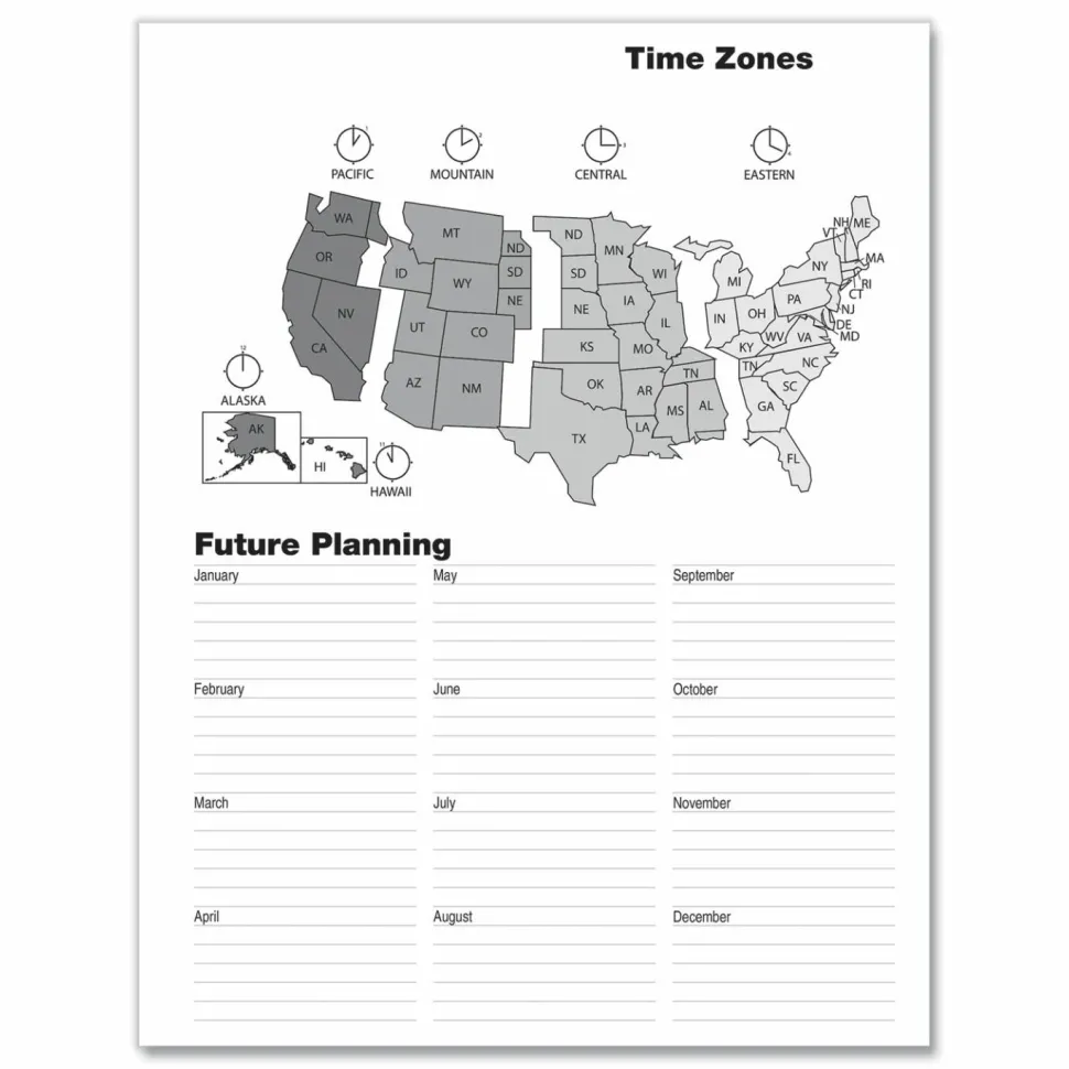 House of Doolittle Recycled Monthly 5-Year/62-Month Planner, 11 x 8.5, Black Cover, 62-Month: Dec 2026 to Jan 2032, 2027 to 2031 Calendar