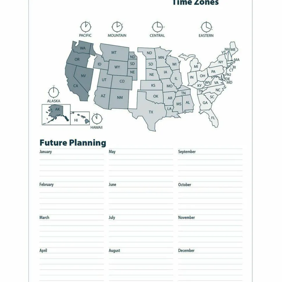House of Doolittle Recycled Professional Weekly Planner, 15-Minute Appts, 11 x 8.5, Blue Wirebound Soft Cover, 12-Month (Jan to Dec): 2027, 2027 Calendar