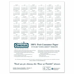 House of Doolittle Recycled Ruled 14-Month Planner with Leatherette Cover, 11 x 8.5, Black Cover, 14-Month: Dec 2026 to Jan 2028, 2027 Calendar