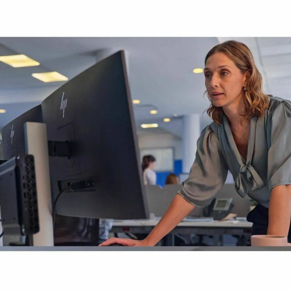 HP EliteDesk 8 G1i Desktop Computer - Intel Core Ultra 5 235T - vPro Technology - 64 GB - 1 TB SSD - Desktop Mini - Jack Black