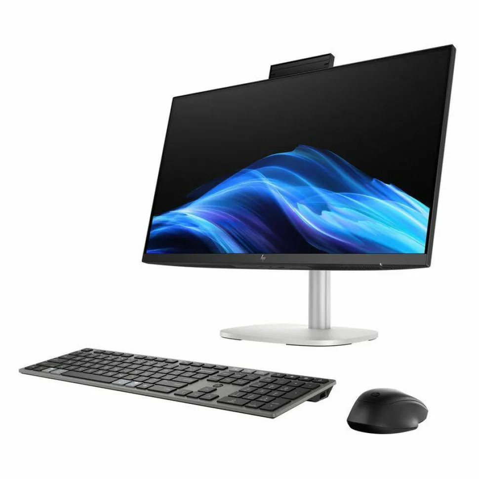 HP EliteStudio 8 AiO G1i All-in-One Computer - Intel Core Ultra 5 235 - vPro Technology - 32 GB - 512 GB SSD - 23.8" Full HD - Desktop - Pike Silver