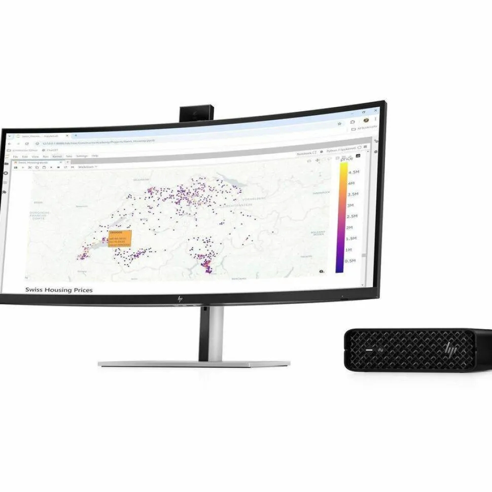 HP Z2 Mini G1i Workstation - 1 x Intel Core Ultra 7 265 - 32 GB - 1 TB SSD - Mini PC - Black