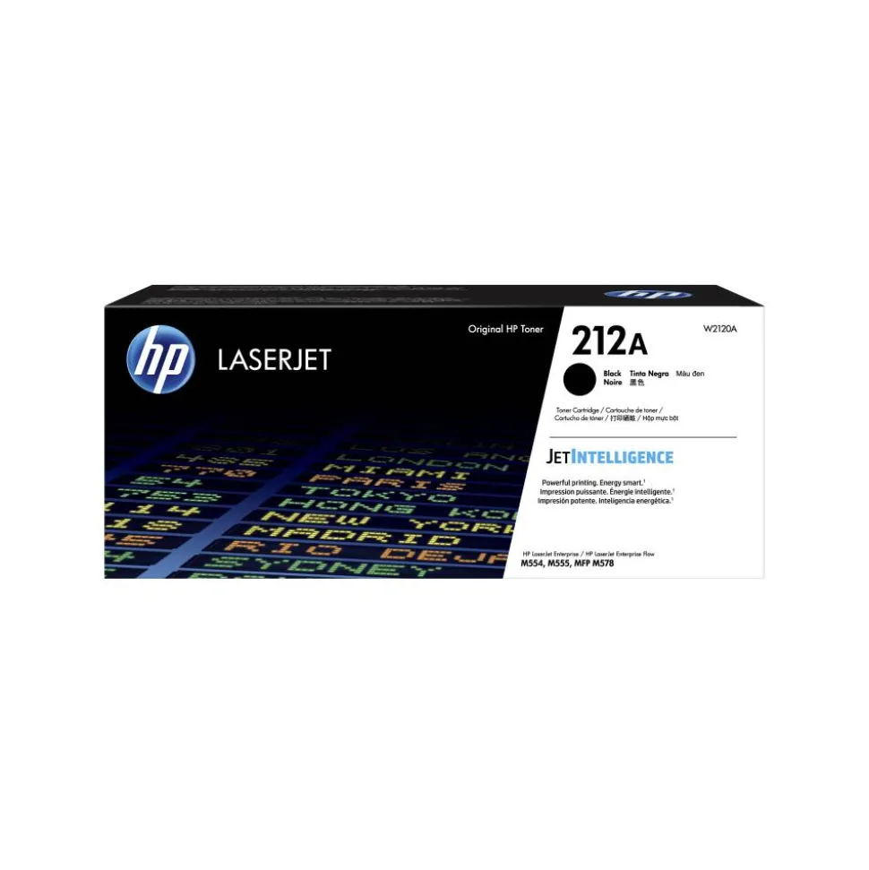 HP 212A Black Toner Cartridge, W2120A