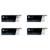 HP 206A 4-Color Black/Cyan/Magenta/Yellow Toner Cartridges, Pack Of 4 Cartridges, HP206ASET-OD