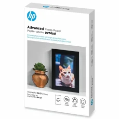 HP Advanced Photo Paper for Inkjet Printers, Glossy, 4