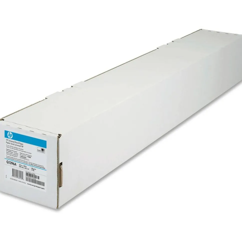 HP Bond Paper, DesignJet, Large-Format, Universal, 24" x 150', 21 Lb
