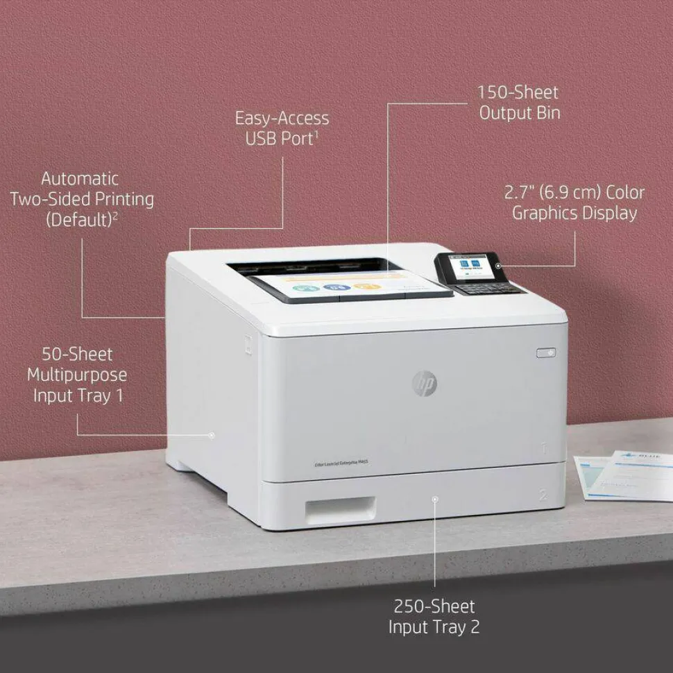HP Color LaserJet Enterprise M455dn Laser Printer