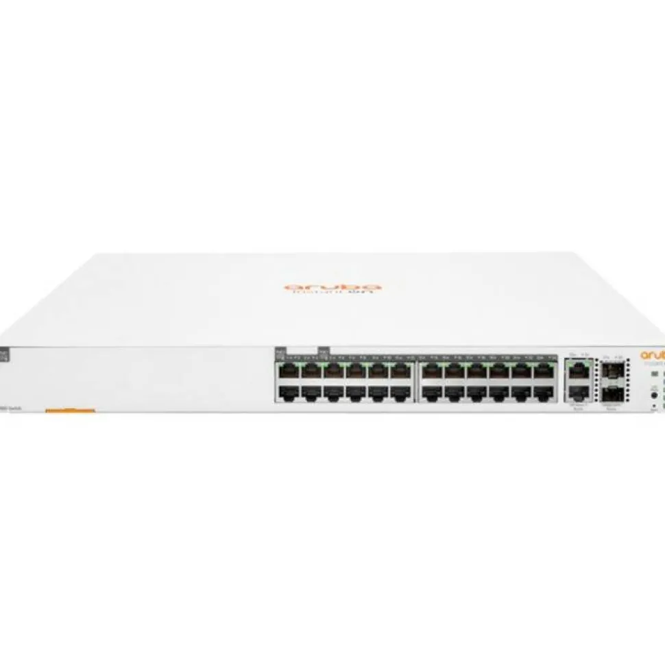 HPE Networking Instant On Switch 20p Gigabit CL4 4p Gigabit CL6 PoE 2p 10GBT 2p SFP+ 370W 1960