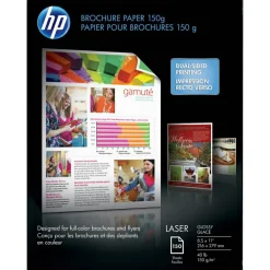 HP Glossy Brochure Paper - White