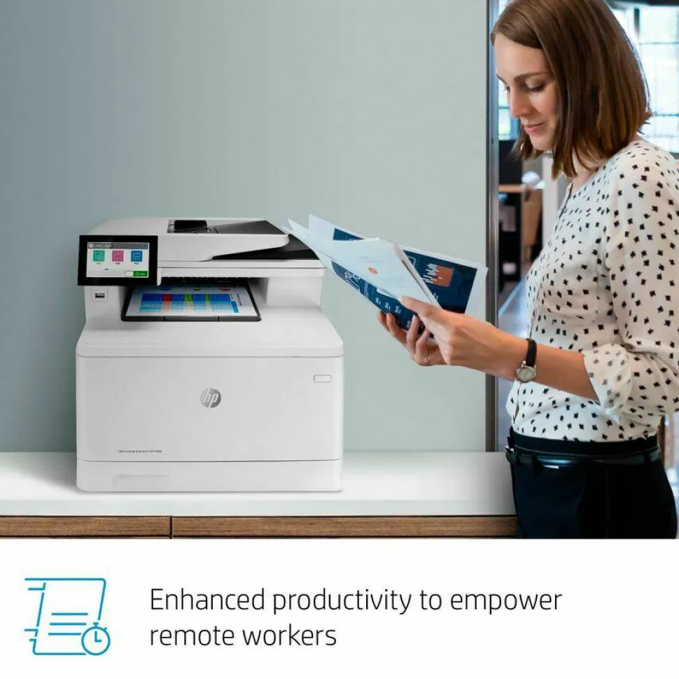 HP LaserJet Enterprise Color MFP M480f, Copy/Fax/Print/Scan