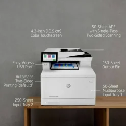 HP LaserJet Enterprise Color MFP M480f, Copy/Fax/Print/Scan