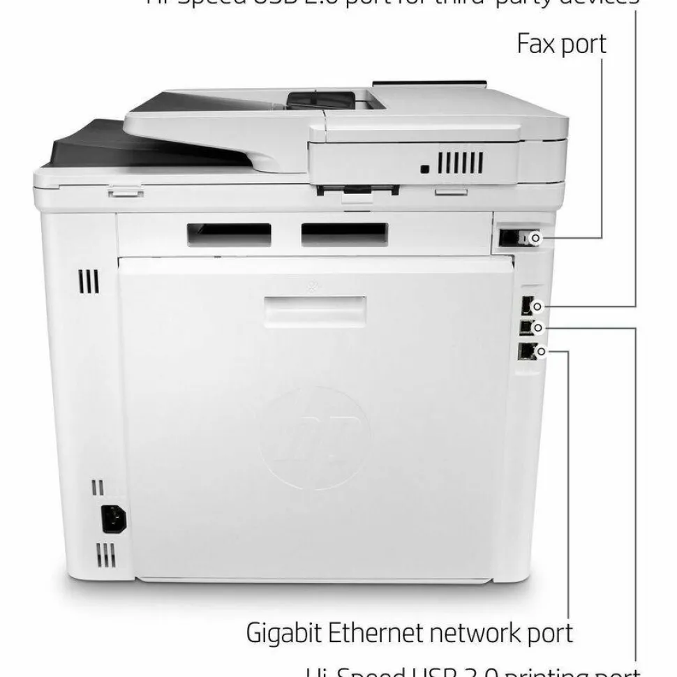 HP LaserJet Enterprise Color MFP M480f, Copy/Fax/Print/Scan