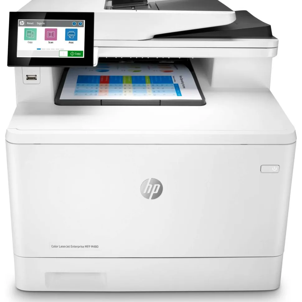 HP LaserJet Enterprise Color MFP M480f, Copy/Fax/Print/Scan