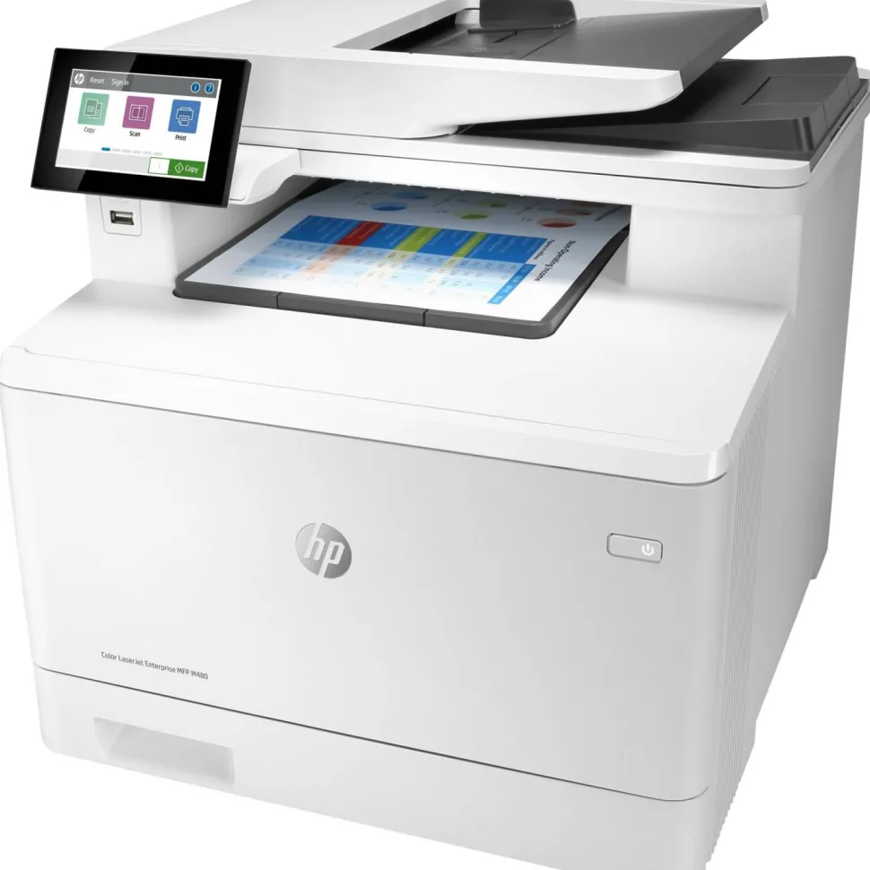HP LaserJet Enterprise Color MFP M480f, Copy/Fax/Print/Scan
