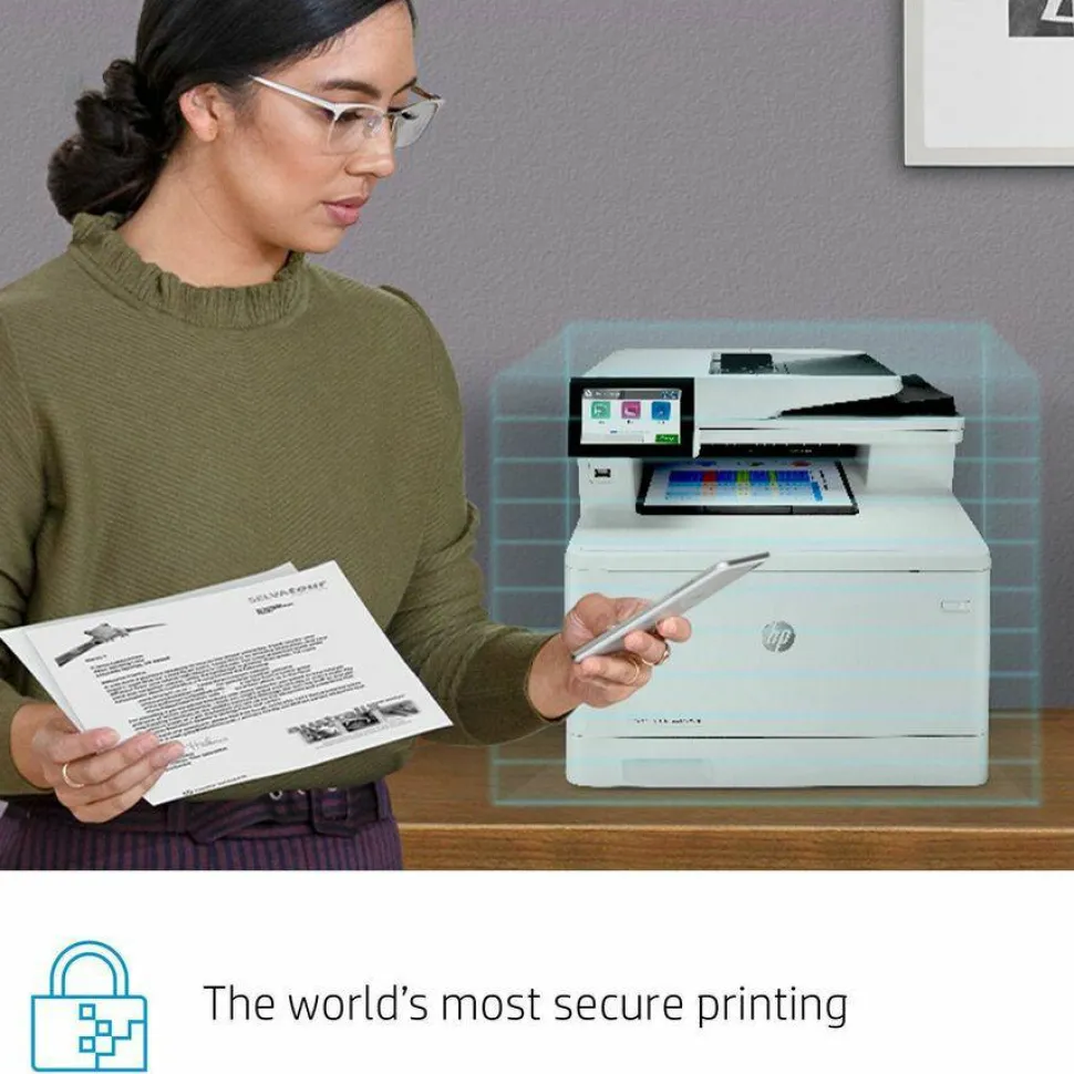 HP LaserJet Enterprise Color MFP M480f, Copy/Fax/Print/Scan