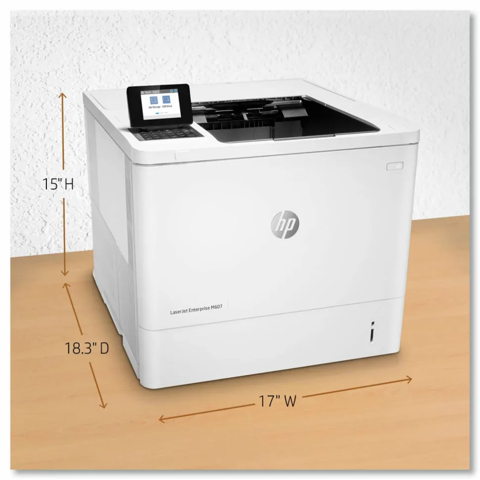 HP LaserJet M607n Laser Monochrome Printer