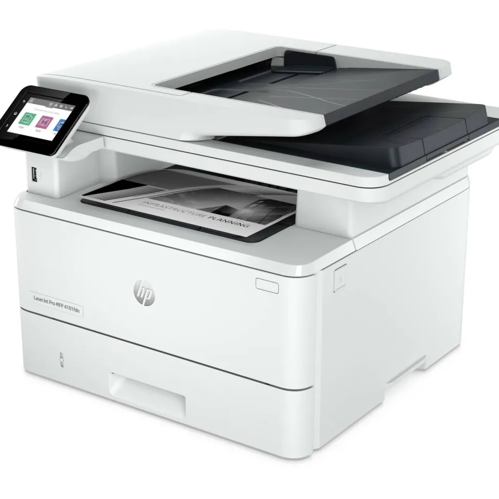 HP LaserJet Pro MFP 4101fdn Multifunction Laser Printer, Copy/Fax/Print/Scan